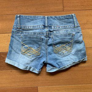 Ripped Jean Shorts